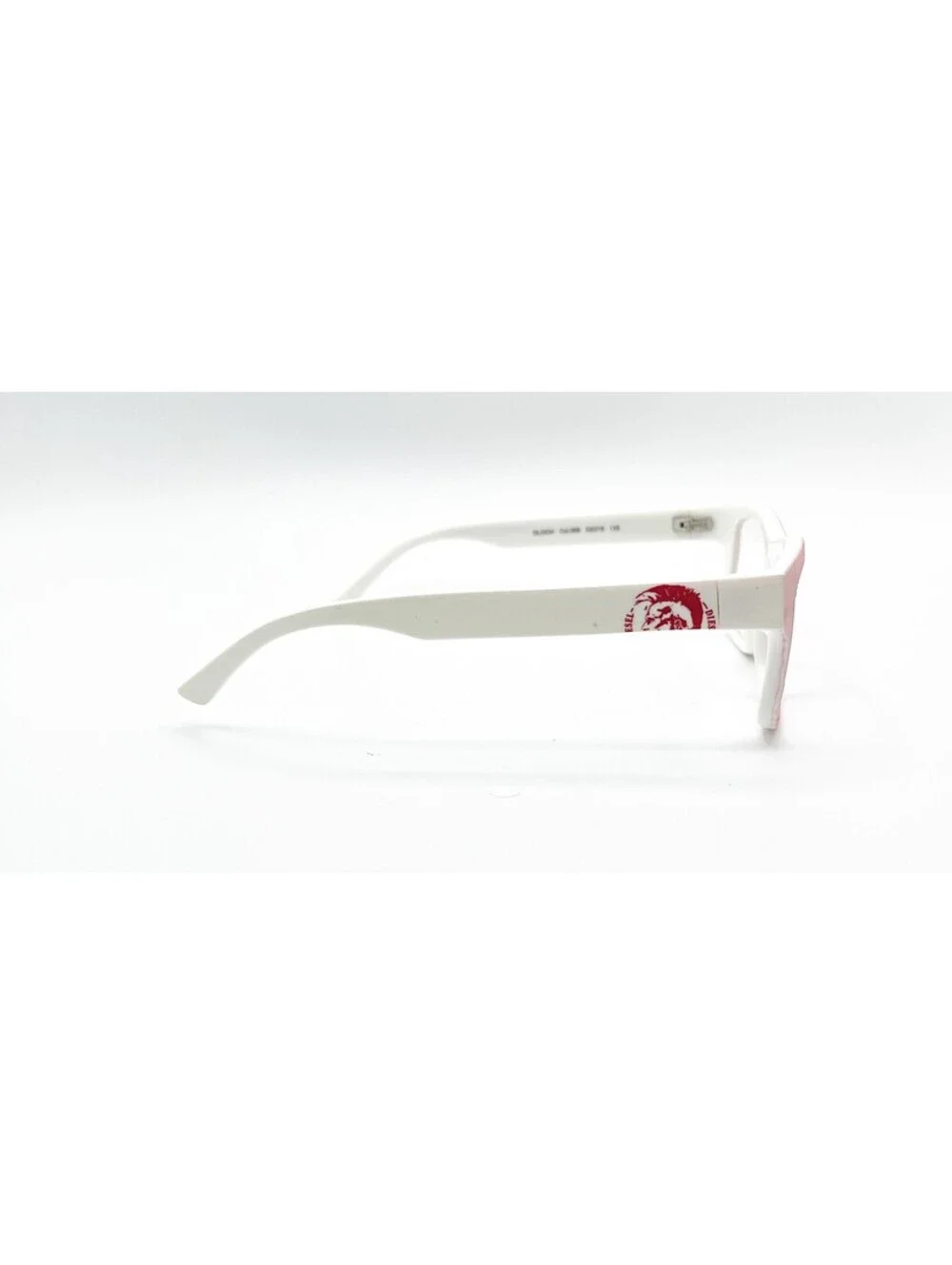 Diesel Dl5034 068 Red Striped White Authentic Eyeglasses 52-18-135